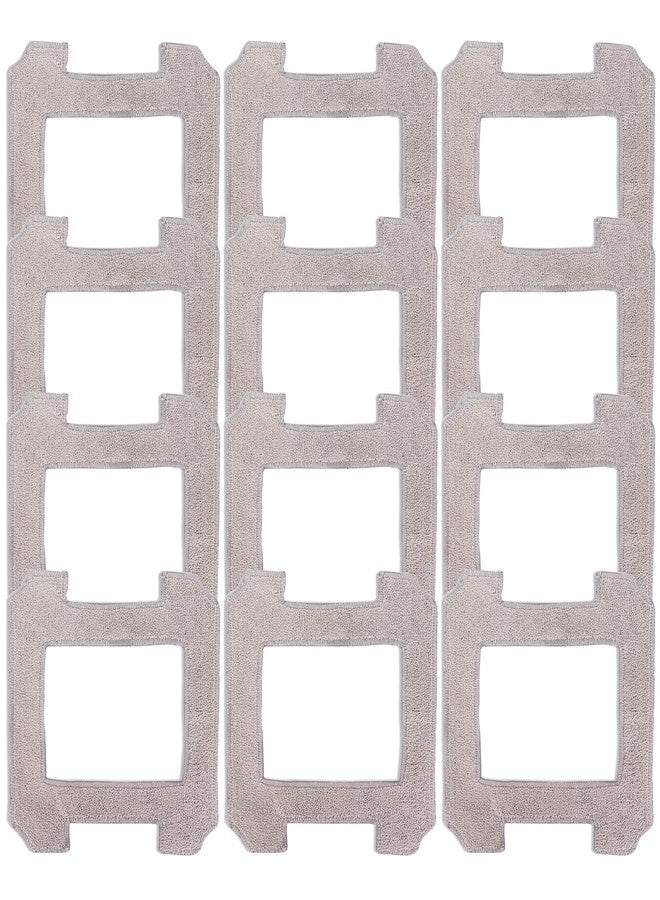 GreeSuit 12 PCS Washable Cleaning Rag Mop Cloths for Winbot W1 / W1 Pro/ W2 Omni/ W2 Window Vacuum Cleaner Robot Mop Pad Accessories, Reusable & Washable Microfiber Cleaning Pads for Window Cleaning (12 PCS) - Image 1